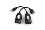 Adaptor extensie USB RJ45 45m cat 5 6