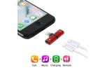 Adaptor Lightning 2 in 1 Apple Iphone pentru casti si incarcator