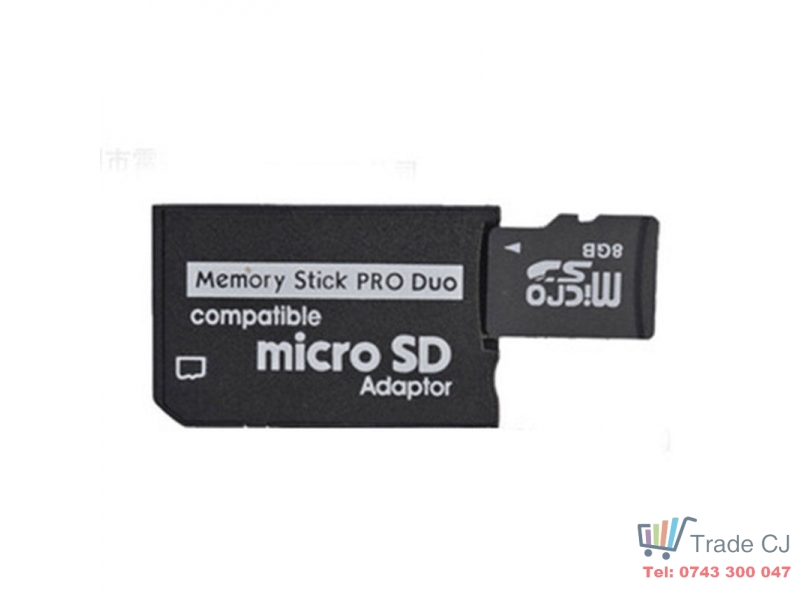 Adaptor micro SD la Memory Pro Duo SONY, PSP sau aparate foto