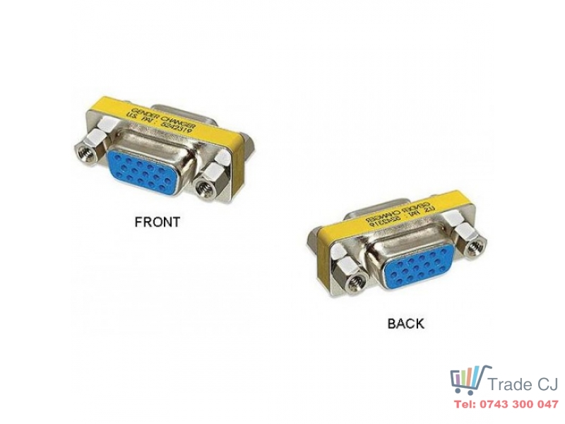 VGA Female to VGA Female coupler adapter
