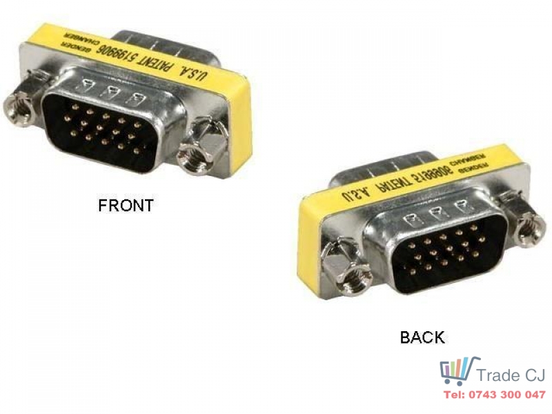Adaptor mufa cuplare VGA Tata la VGA Tata