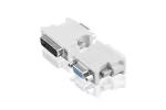 Adaptor tata DVI-D 24+1 pini la VGA mama