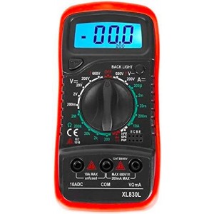 Aparat Masura Electric Multimetru Digital XL830L AVO Continuitate Buzer Backlight LED Albastru