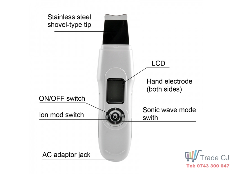 Aparat peeling portabil ION EMS Ultrasonic