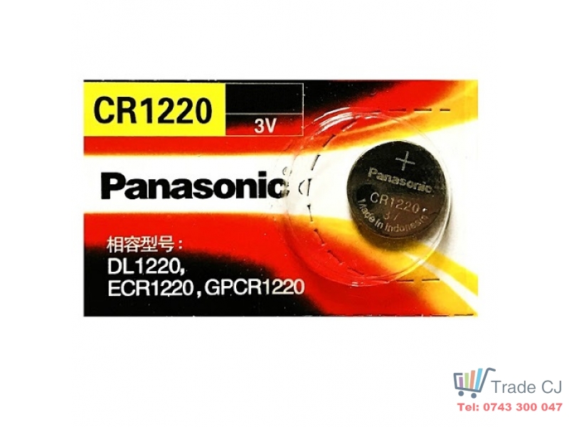 Baterie Lithium Panasonic marime CR1220, 3V