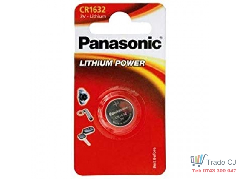 Baterie Lithium Panasonic marime CR1632, 3V