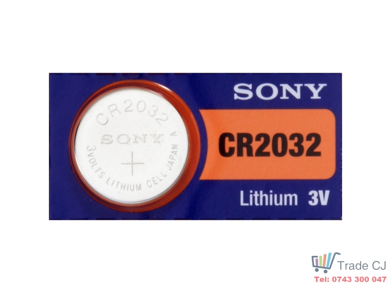 Baterie Lithium Sony marime CR2032, 3V