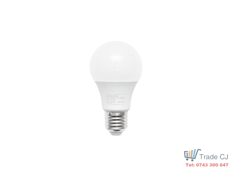 Bec cu LED E27 5W, 12V culoare rece 6500K