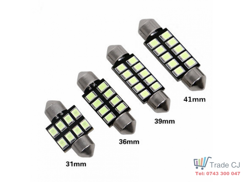 Becuri led Festoon C5W C10W 300 Lumeni Xtra