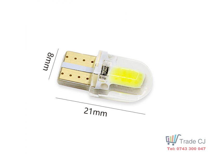 Becuri led T10 W5W 80 Lumeni Waterproof