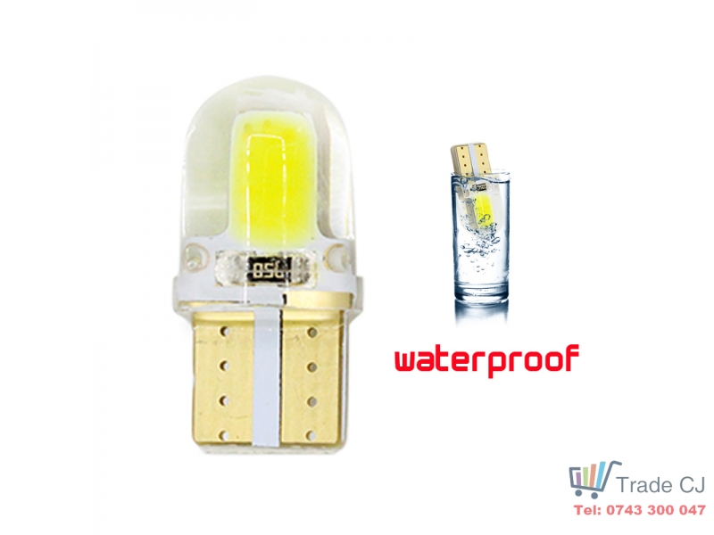 Becuri led T10 W5W 80 Lumeni Waterproof
