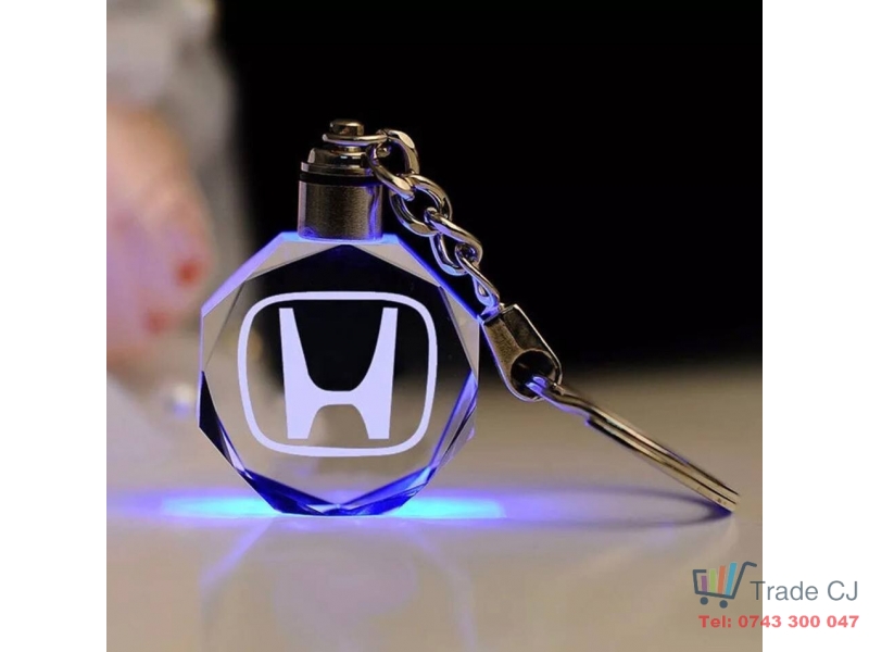 Breloc auto HONDA, breloc cheie, led multicolor - Livrare Gratuita