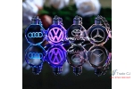 6-color led multicar key glass keyring
