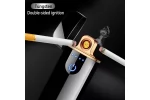 Electronic lighter with double arc and touch ignition