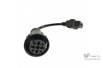 Cablu adaptor 12 pini la OBD2 pentru MAN camion tir
