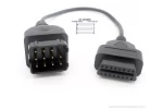 Cablu adaptor 12 pini la OBD2 pentru Renault