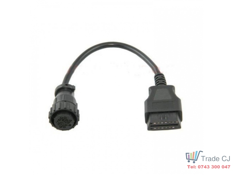 12-pin OBD2 adapter cable for DAF truck lorry