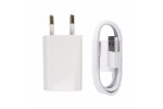 Cablu de date sync 8-pin USB + incarcator travel pentru iPhone 5 5S 5C 6 6S 7 Plus IOs 10