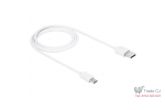 Cablu de date USB - USB-C 100cm Alb Fast Charge