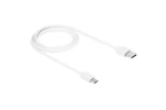 Cablu de date USB - USB-C 100cm Alb Fast Charge