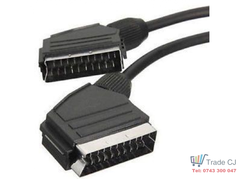Cablu Scart la Scart 1,5m Negru