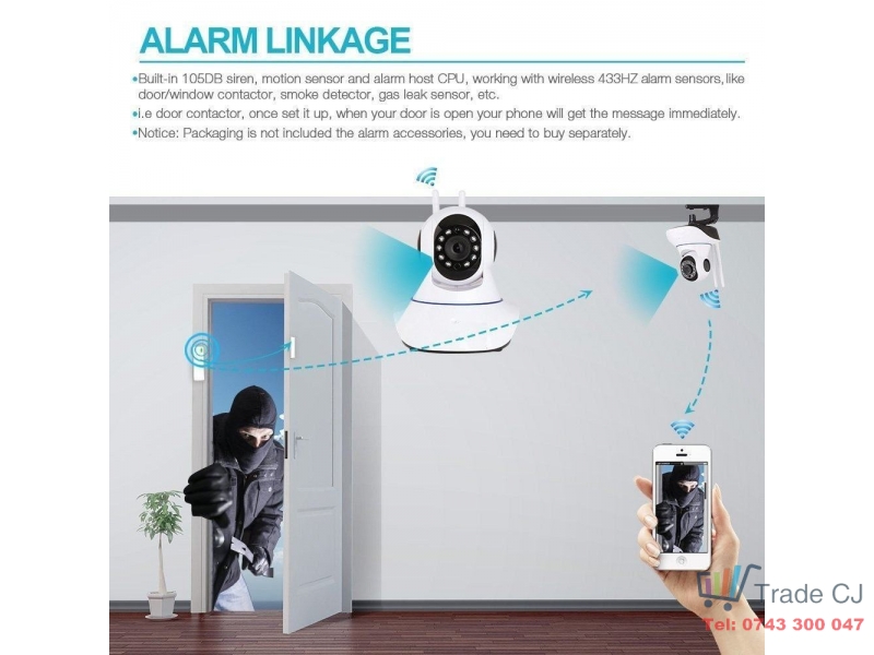 Camera ip wireless WIFI 720p wi-fi cctv supraveghere video P2P Night Vision Onvif