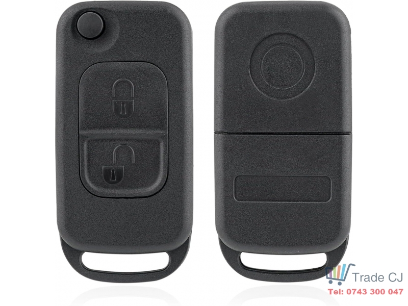 Carcasa Cheie Auto Tip Briceag Mercedes-Benz W168, W124, W202, W210, W211, W203, C-Class, E-Class, S-Class, ML, SL 2 Butoane