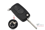 Carcasa Cheie Briceag Audi A4 A6 A8 TT Cabriolet Allroad 2 Butoane