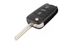 Flip Remote Car Key Shell Cover for Kia Hyundai 3 Buttons