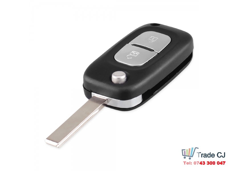 Carcasa Cheie Briceag Renault Clio Megane Kangoo 2 Modus 2 Butoane