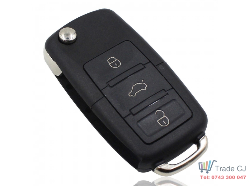 Carcasa Cheie Briceag Volkswagen Seat Skoda 3 Butoane