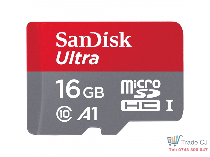 Card de memorie SanDisk Ultra micro sd 16GB 98mb/s flash clasa 10 A1 HC