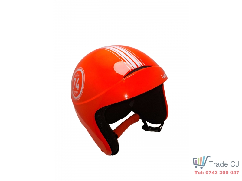 Casca Ski Junior Decathlon Wedze H400, Portocalie, 53-56 cm, 530 g, SH