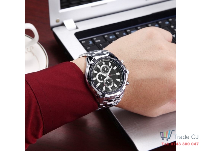Ceas de mana Curren Inox Waterproof Luxury Analog
