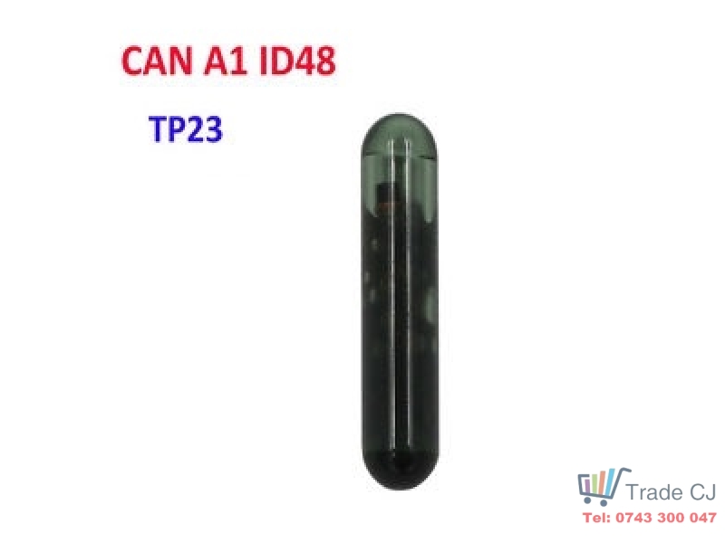 Cip transponder CAN TP23 ID 48 ID48 A1 pentru chei auto VW, Audi, Seat, Skoda