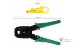 Cleste de sertizare modular 3 în 1, RJ45, RJ11 Cat5E and 6, LAN Cutter cu taietor de cablu