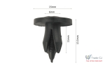 Clips Element Fixare Surub Plastic Nit Diblu Panou Capitonaj Ford VW Skoda