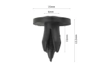 Clips Element Fixare Surub Plastic Nit Diblu Panou Capitonaj Ford VW Skoda
