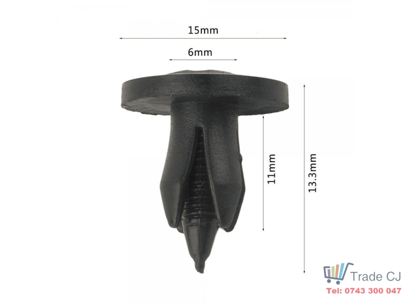 Clips Element Fixare Surub Plastic Nit Diblu Panou Capitonaj Ford VW Skoda