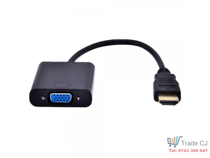 Convertor HDMI la VGA HDTV cu audio