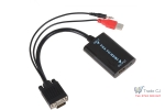 Convertor VGA la HDMI cu audio USB VH01