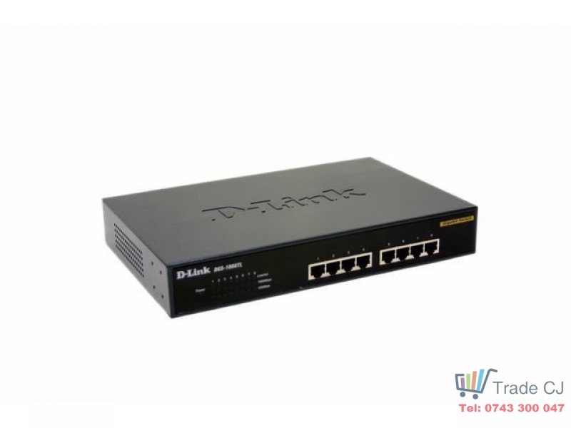 D-Link DGS-1008TL Switch fara management Layer 2 Gigabit