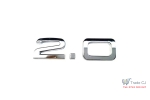 Emblema ABS 2.0 Argintie Pentru Portbagaj
