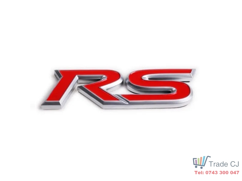 Emblema Audi RS Crom pentru portbagaj sau aripa