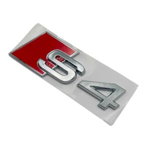 Emblema Audi S4 Crom pentru portbagaj sau aripa