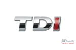 Emblema TDI Crom Cu I Rosu