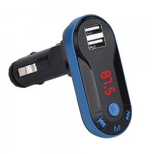 FM Bluetooth Car Kit Handsfree cu incarcare dubla USB si AUX