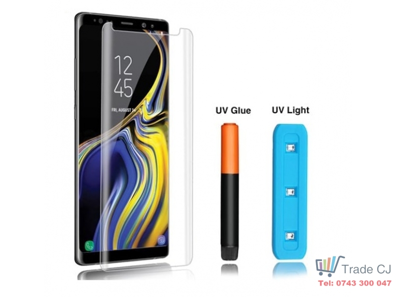Folie sticla curbata UV Full Glue Transparenta pentru Samsung Galaxy Note 9