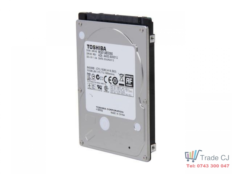 Hard Disk Laptop Toshiba MQ01ABD050, 500GB, 5400 rpm, 8MB, SATA 3