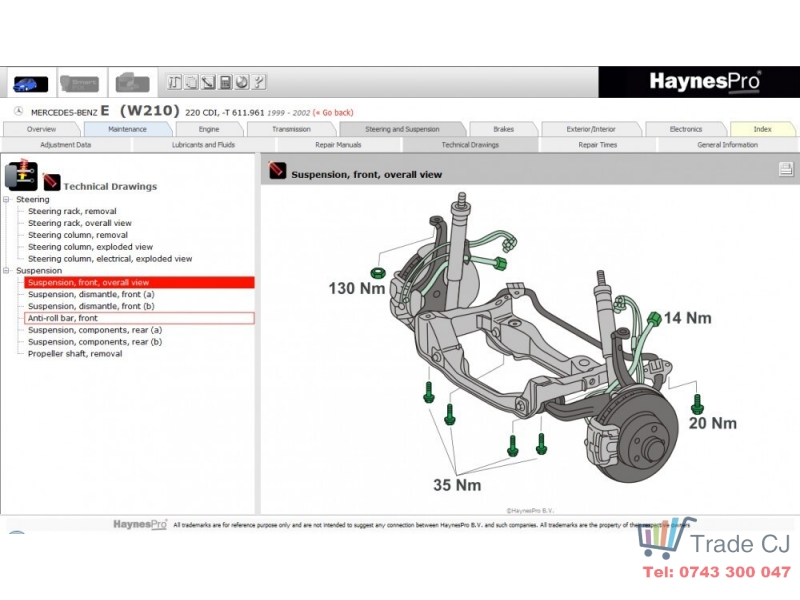 Haynes Pro 2018.1 ATRIS Stakis Technik - Cel Mai Bun Program de Intretinere Auto